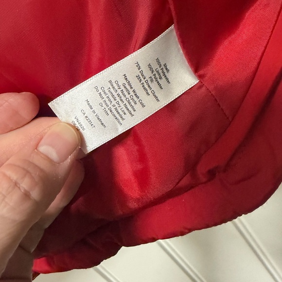 Talbots Red Puffer Vest - Picture 6 of 7